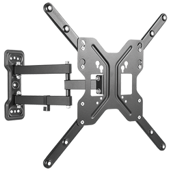 Matchmaster 23-55" 30kg Tilt and Swivel Extendable Dual Arm TV Bracket