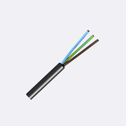 Tycab FMC03/1.5-BK 3X30/.25 OD PVC FLEX:BLACK 1.5mm 3 core flex black