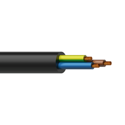 10mm two core + earth circular TPS