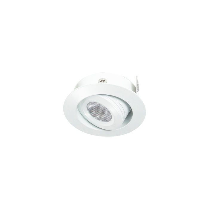 Halcyon LED RECESS RND TILT 3W DC 700mA CC WW-WH