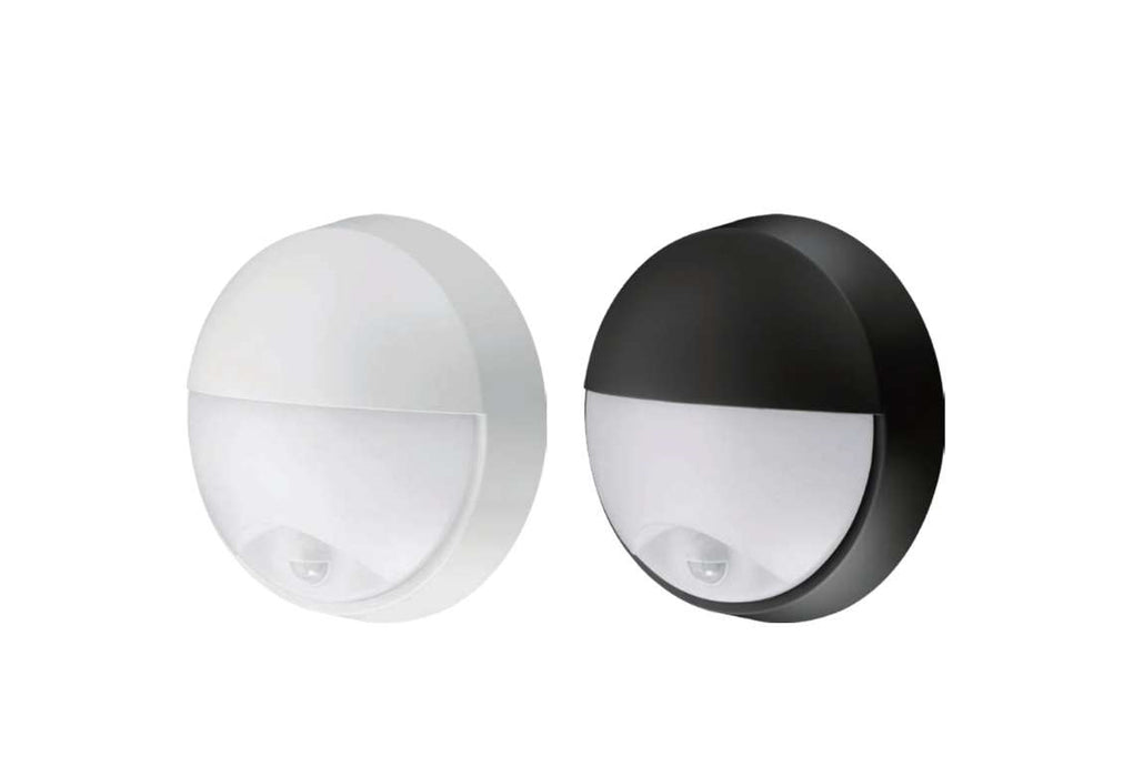 Taiko PIR Sensor Round Eyelid Bulkhead 14W Tri-Colour IP66