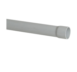 Iplex Electrical Conduit 20mmx4M Socket One End Grey