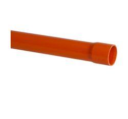 Iplex Electrical Conduit 25mmx4M Socket One End Orange