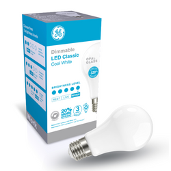 GE LED CLASSIC DIMMABLE OPAL 10.5W 1350LM CW ES