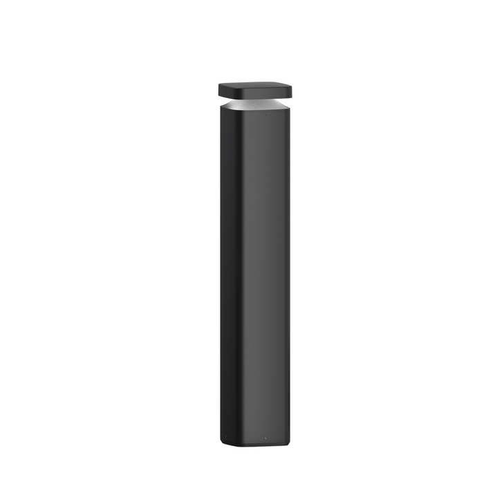 Halcyon Bollard 1000mm 240V Black 3K 24W IP65 180deg Optics Non Dim