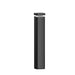 Halcyon Bollard 1000mm 240V Black 3K 24W IP65 360deg Optics Dali2