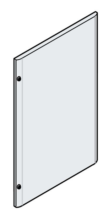 Abb Gemini Single Opaque Door Size 1