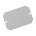 Fibox Mounting plate 95x125x3mm