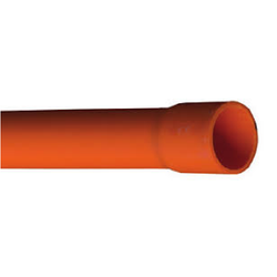 Pipemakers 100mm 6M UPVC Orange Cable Duct to AS/NZS 2053