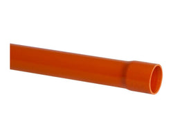 Pipemakers 150mm 6M UPVC Orange Cable Duct to AS/NZS 2053