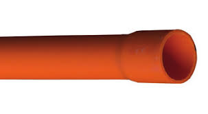 Pipemakers 65mm 6M UPVC Orange Cable Duct to AS/NZS 2053