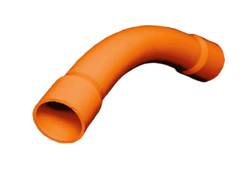 Pipemakers PM 80mm x 45deg Duct Bend Orange