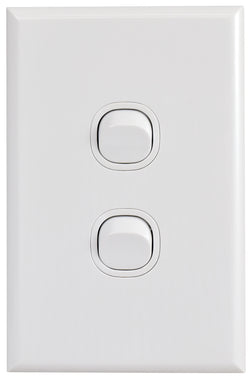 Vynco Home Standard Switch 2G 16A IP56 White