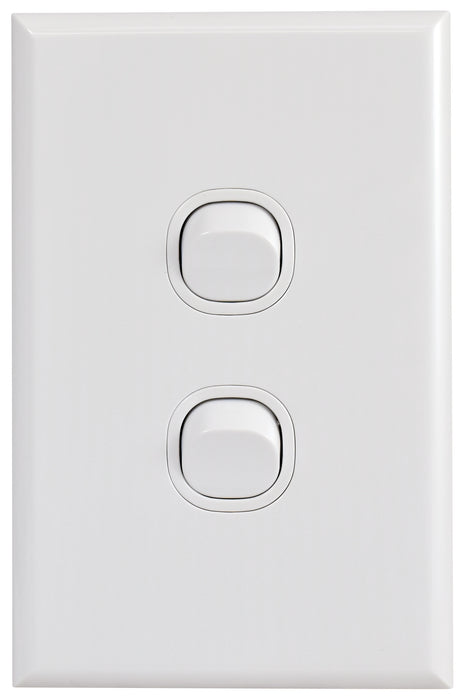 Vynco Home Standard Switch 2G 16A IP56 White