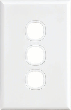 Vynco Home Switch three gang plate