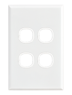 Vynco Home Switch four gang plate