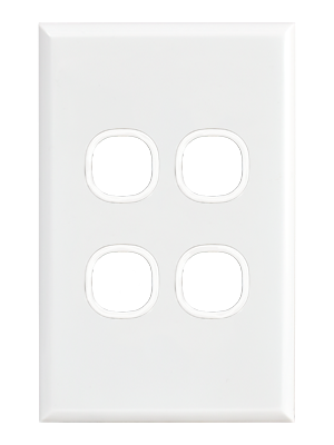 Vynco Home Switch four gang plate