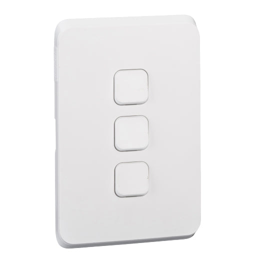 Iconic Skin Switch 3G Rocker VW Solid White Edge