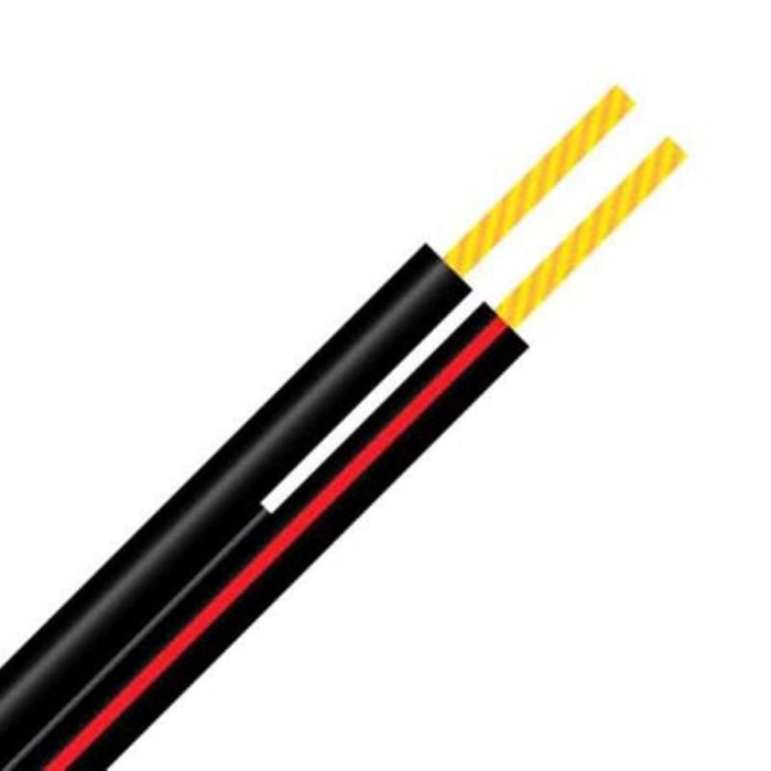 Maser 2C 0.5MM SPEAKER CABLE F8 BLACK/RED 100M