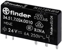 Finder RELAY FOR 38 SERIES MODULES - 24VDC/AC