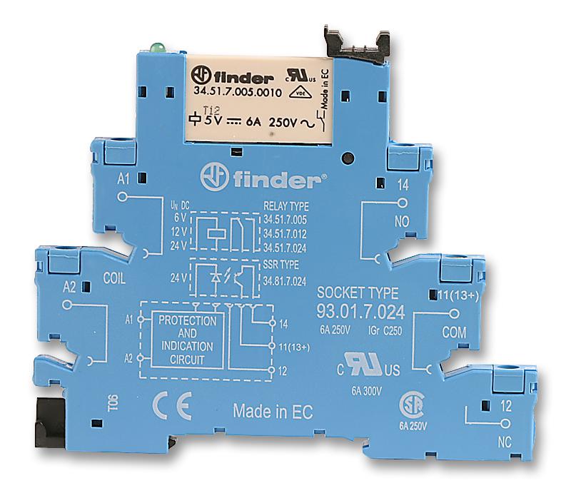 Finder RELAY INTERFACE MODULE 24VDC ONLY (0050)