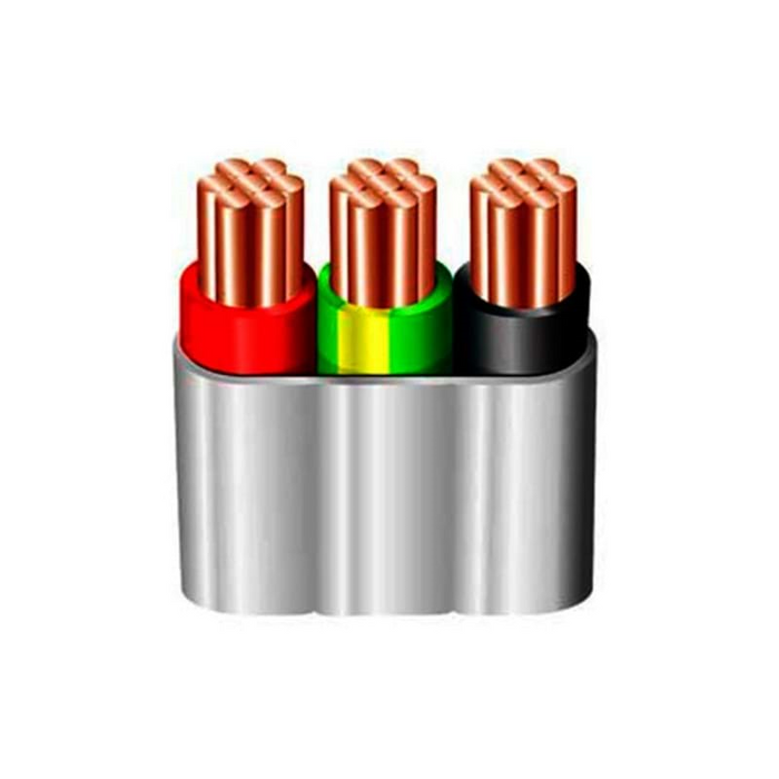 Prysmian 20200012-500 4.0mm TPS Twin + Earth 450/750V 1.5X2CE Flat White Cable (500m Roll)