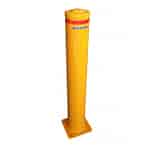 Vanguard Surface Mount Bollard 115 x 1100mm Galvanised. Supplied with 4 x M12x100mm Bolts