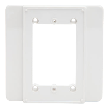 Pdl Conversion plate 2 gang White