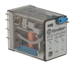 Finder Relay 10A 24V DC DPDT