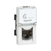 Arteor Rj11 4P Telephone Socket Square White