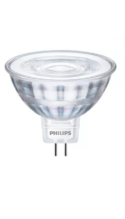 Philips 929001280491 LED Lamp Spot 5-50W 830 3000K MR16 60deg Non-Dimmable