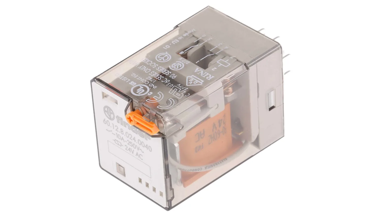 Finder Relay 2 pole 10a 24vac