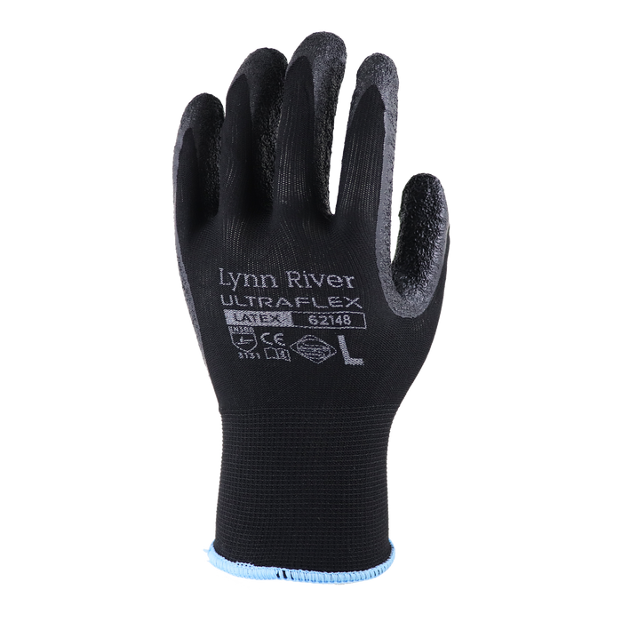 Lynn River Black Mamba Latex Dip Gloves 2-XL