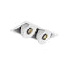 Halcyon LED REC RT.MINI TWIN TILT/RO C/W DIM.DR 22W 260mA CC WW97-WH