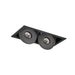 Halcyon LED REC RT.MINI TWIN TILT/RO C/W DIM.DR 22W 260mA CC WW97-BL