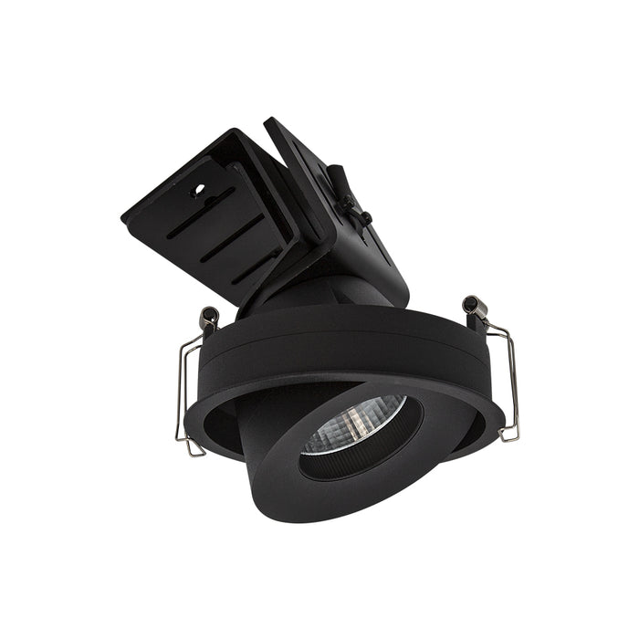 Halcyon LED REC RND TILT/ROT C/W DIM.DR 20W 500mA CC NW97-BL