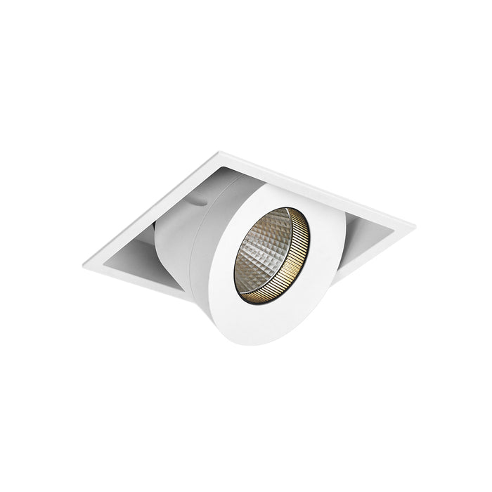 Halcyon LED REC SQUARE TILT/ROT C/W DIM.DR 20W 500mA CC NW97-WH