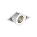 Halcyon LED REC SQUARE TILT/ROT C/W DIM.DR 20W 500mA CC NW97-WH