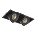 Halcyon LED REC RECT.TWIN TILT/ROT C/W DIM.DR 2x20W 500mA CC NW97-BL