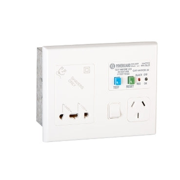 Pdl RCD & shaver socket White