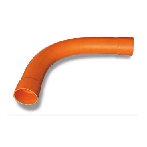 Marley Calibre Power Duct Bend 90deg 100mm Heavy Duty Orange