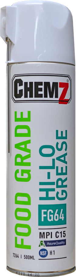 Chemz FG64 Hi-Lo Grease Food Grade Lubrication For Freezers / Chil