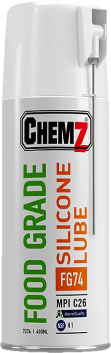 Chemz FG74 Silicone Lube Food Grade Lubricant For Machinery / Slid