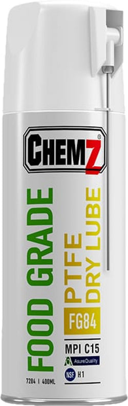 Chemz FG84 PFTE Dry Lube Food Grade Dry Film Lubricant To Be Used