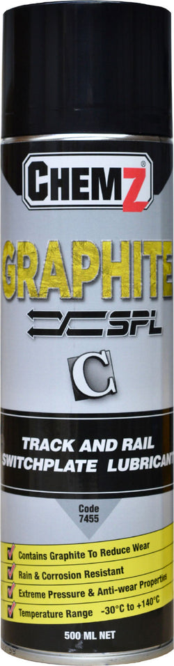 Chemz Graphite SPL Track and Rail Switchplate Lubricant 500 ml