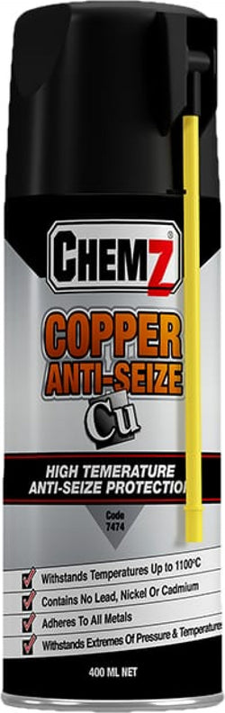 Chemz Copper Anti-Seize High Temperature Anti-Seize Protection 400