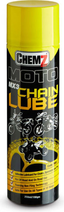 Chemz MX3 Chainlube Chain and Sprocket Lubricant 250ml