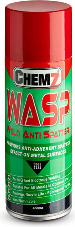 Chemz Weld Anti-Spatter Provides Anti-Adherent Splatter Effects On