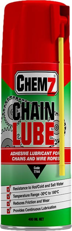 Chemz Chainlube Adhesive Lubricant For Chains and Wire Ropes 400ml