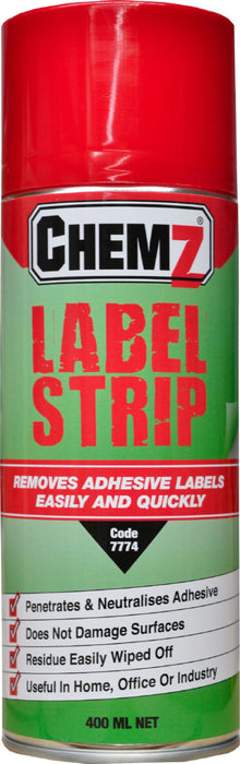 Chemz Label Strip Removes Glue Residue and Labels Quickly and Easi